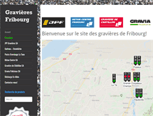 Tablet Screenshot of gravieres-fribourg.ch